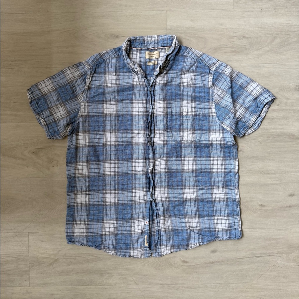 Weatherproof Vintage Men’s Linen Button Down